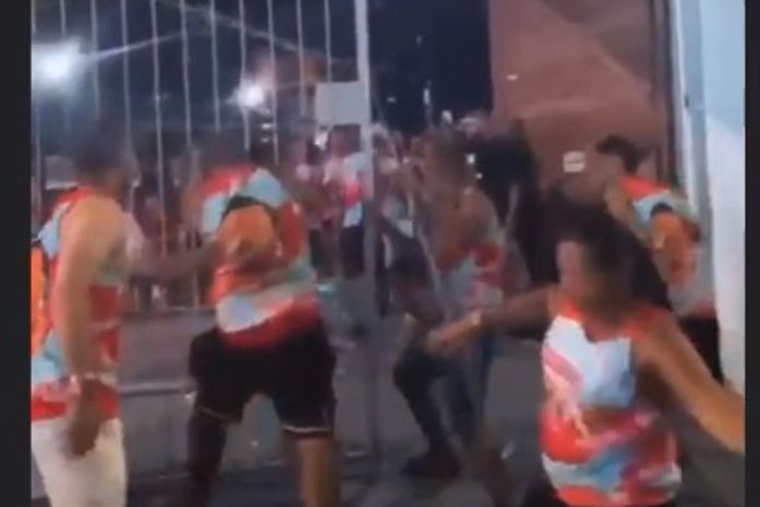 Vídeos: Conflitos e depredação marcam evento de prévias carnavalescas, em Maceió