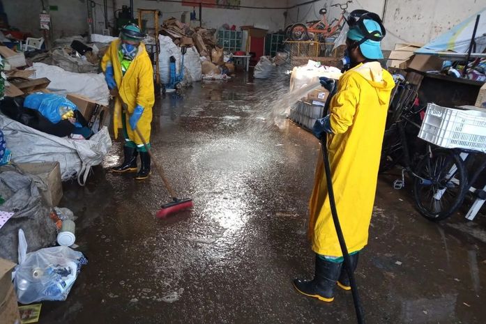 Prefeitura inicia desinfecção nos Pontos de Entrega Voluntária