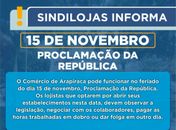 Comércio de Arapiraca terá funcionamento normal em dias de jogos do Brasil na Copa