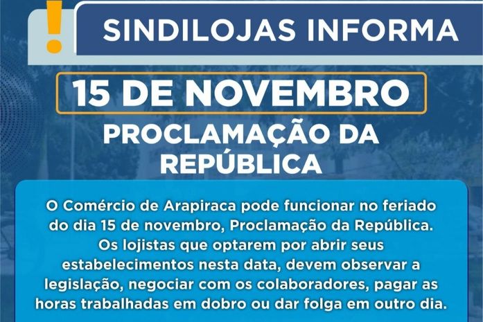 Comércio de Arapiraca terá funcionamento normal em dias de jogos do Brasil na Copa