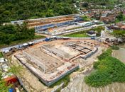 Construção do Centro de Apoio a Pescadores avança nos Flexais

