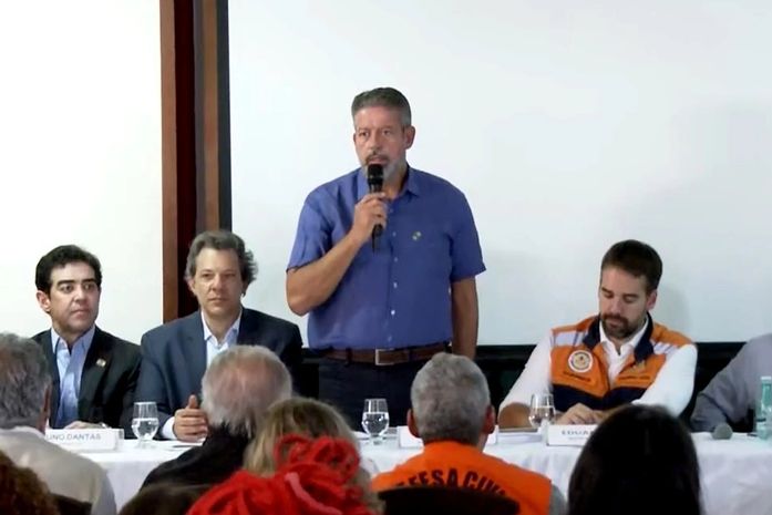 No RS, Arthur Lira defende união do Legislativo e Executivo por medidas de prevenção a desastres naturais