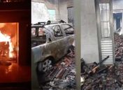 Incêndio destrói imóvel e veículo em Ibateguara; moradores ajudaram a conter chamas