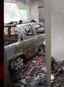 Incêndio destrói imóvel e veículo em Ibateguara; moradores ajudaram a conter chamas