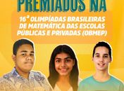 Alunos de São Miguel dos Campos foram premiados na Olimpíada Brasileira de Matemática