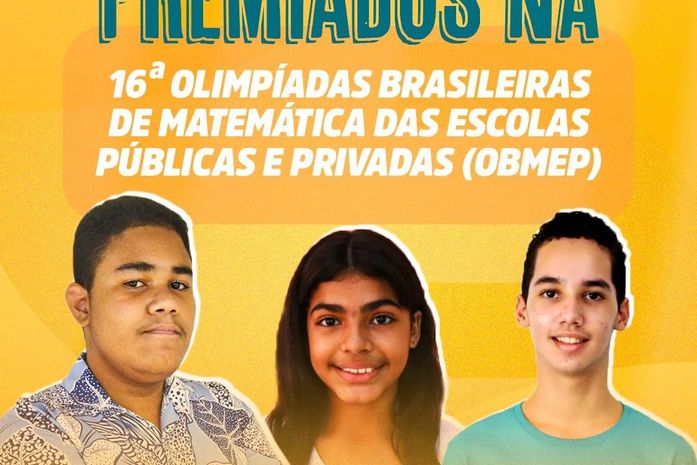 Alunos de São Miguel dos Campos foram premiados na Olimpíada Brasileira de Matemática