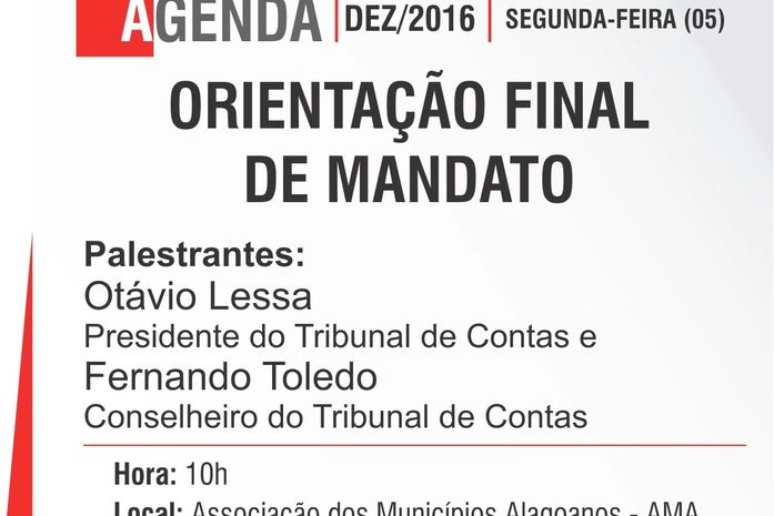 TCE orienta prefeitos sobre final de mandato