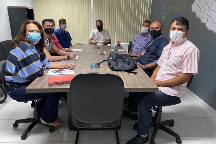 Conagreste se reúne com representantes do BNB e dos municípios de Limoeiro de Anadia e Feira Grande para tratar definições do Prodeter