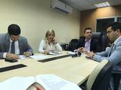 Delegado Fábio Costa, Ana Luíza, secretário-adjunto Manoel Acácio
