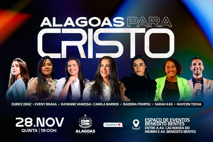 Governo do Estado promove 2ª Edição do Alagoas para Cristo na próxima quinta (28)