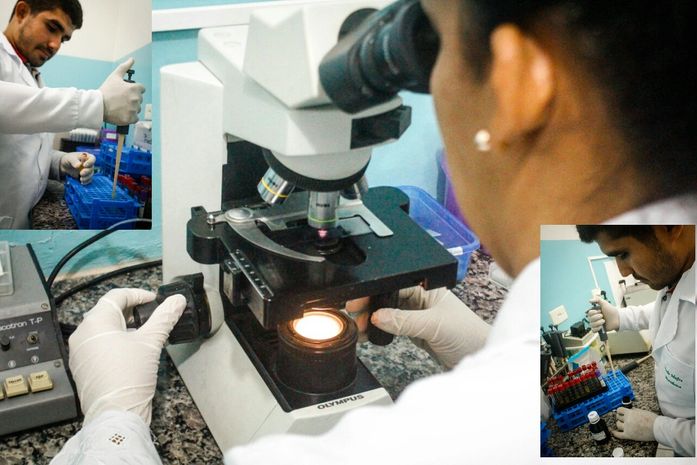 Laboratório municipal é dotado de profissionais capacitados que têm atendido diariamente as demandas na saúde