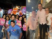 Dudu e Gaby Ronalsa recebem carinho e apoio em caminhada no Feitosa