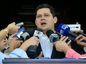 Presidente do Senado Federal, Davi Alcolumbre (DEM-AP).