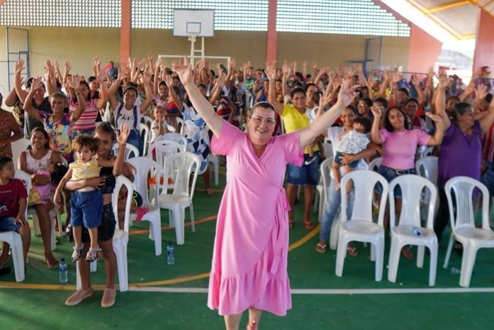 Mulheres agricultoras participam de evento em alusão ao mês da mulher na zona rural de Porto Calvo