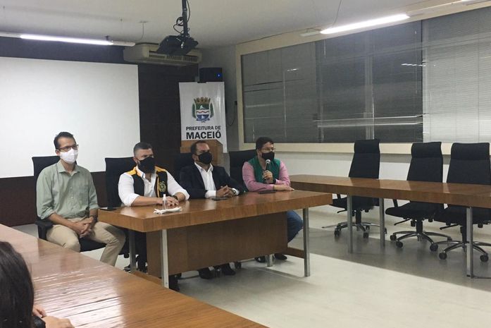 Coletiva da Prefeitura na manhã de hoje