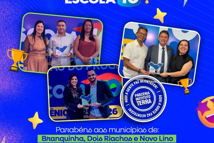 Instituto Terra celebra premiação de municípios parceiros no Escola 10