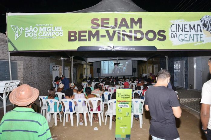 1° “Cinema da Gente” de São Miguel dos Campos emocionou e foi sucesso de público