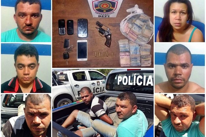 Seis integrantes de quadrilha alagoana são presos em Pernambuco