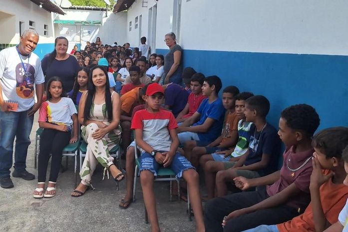 Secretaria de Igualdade Racial e Secretaria de Educação realizam palestra sobre Discriminação Racial para estudantes do Povoado Lagoinha