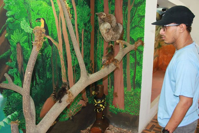 Alunos do CAS visitam o Museu de História Natural na semana dedicada às pessoas surdas