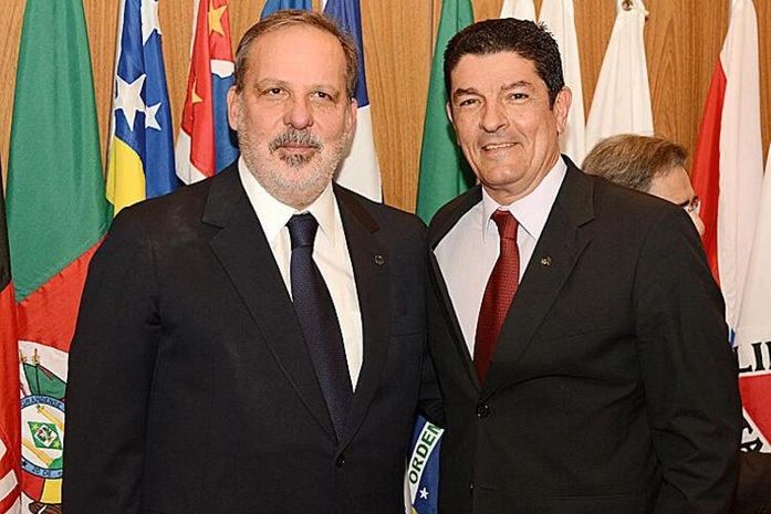 Vinicius Lages prestigiou a posse de Armando Monteior no Ministério da Dilma