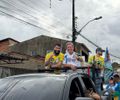 Cabo Bebeto e Fábio Costa movimentam Coqueiro Seco e reúnem patriotas em caravana