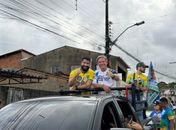Cabo Bebeto e Fábio Costa movimentam Coqueiro Seco e reúnem patriotas em caravana