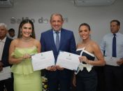 Em São José da Laje prefeita Vanessa e a vice Ravena de Neno são diplomadas junto aos vereadores eleitos em outubro