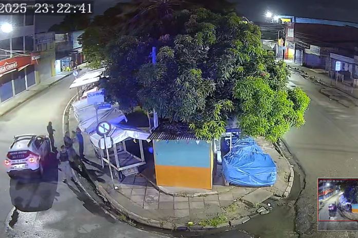 Videomonitoramento da SSP flagra agressão contra mulher e autor é preso em flagrante