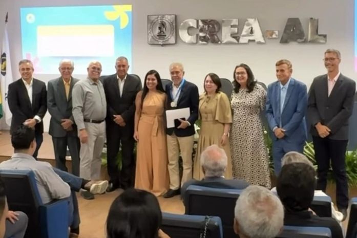 Presidente da Pindorama é homenageado pelo Crea-AL como empresário destaque do ano