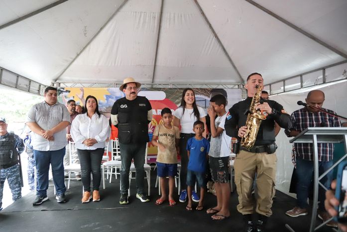 Prefeito Gilberto Gonçalves inaugura duas novas quadras poliesportivas em Rio Largo iniciando as comemorações dos 109 anos da cidade