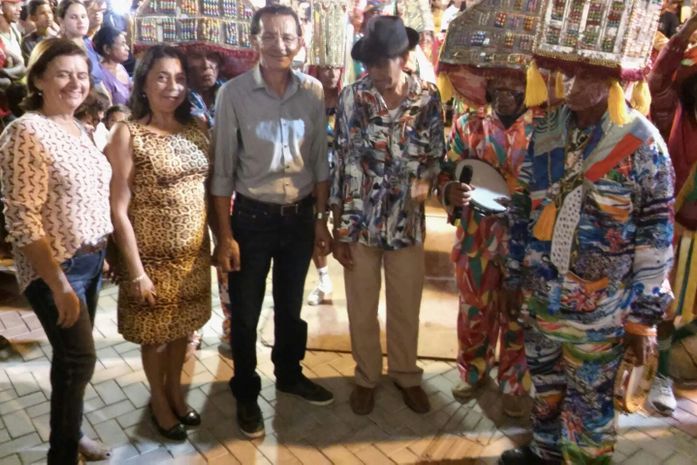 Grupo Guerreiro Treme Terra Canoense se apresenta em Lagoa da Canoa