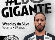ASA anuncia Wescley; jogador de meio-campo, atuou com Leandro Sena no Sergipe