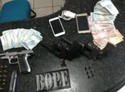 Material apreendido durante a operação