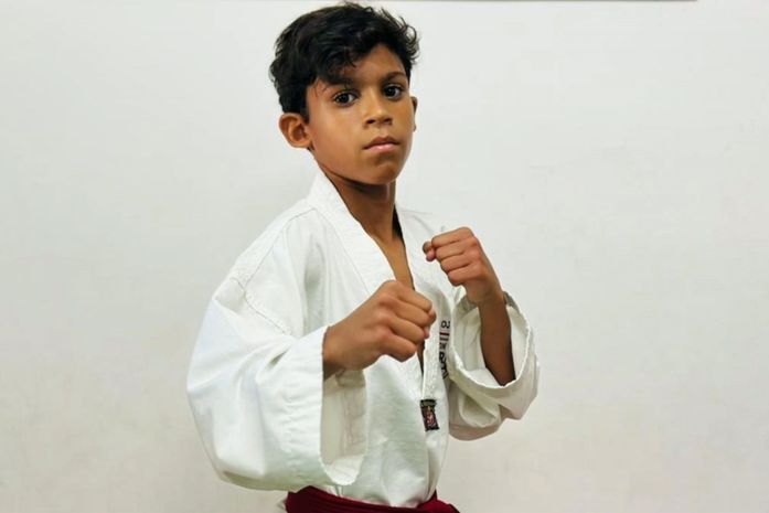 Atleta do Ronda Mirim Corações da Paz é vice-campeão da Copa do Brasil de Taekwondo no Rio Grande do Sul