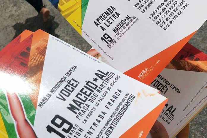 Marília Mendonça fará show gratuito nesta quarta (19) em Maceió