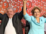 Lula e Dilma, ontem, em Salvador