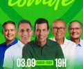Dr. Márcio lança candidatura e inaugura comitê ao lado de Hugo Wanderley e Dr. Wanderley em Palmeira dos Índios