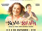 Premiada comédia musical O Som e a Sílaba chega pela  primeira vez a Maceió