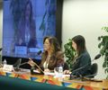 Senadora Dra. Eudócia participa do primeiro dia do Fórum Parlamentar do BRICS e preside sessão sobre crise climática e equidade de gênero.