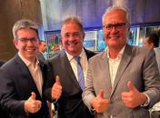 Prefeito George Clemente prestigia posse do senador alagoano Fernando Farias 