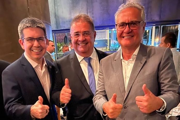 Prefeito George Clemente prestigia posse do senador alagoano Fernando Farias