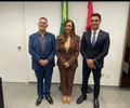 Em Brasília, prefeito Geo Cruz se reúne com senadora Eudócia Caldas, e também o prefeito de Maceió, JHC