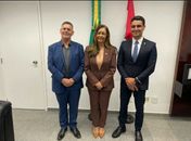 Em Brasília, prefeito Geo Cruz se reúne com senadora Eudócia Caldas, e também o prefeito de Maceió, JHC