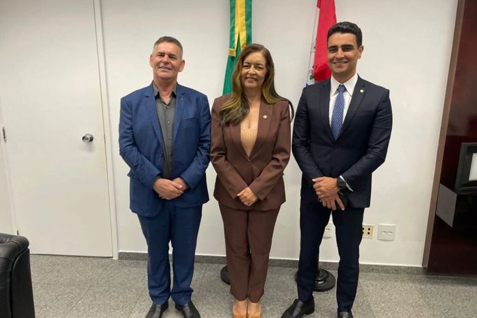 Em Brasília, prefeito Geo Cruz se reúne com senadora Eudócia Caldas, e também o prefeito de Maceió, JHC