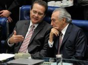 Renan e Temer: divergências em casa 