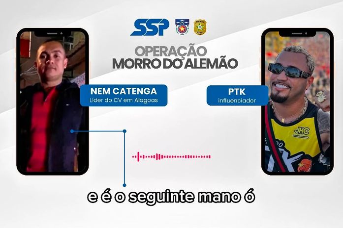 Áudio revela ligação entre PTK e CV: “A comunidade vai precisar do seu apoio novamente”; ouça