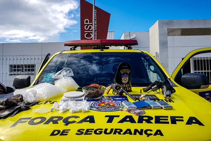 Operação integrada prende foragido da Justiça e envolvidos com tráfico de drogas no Norte de Alagoas