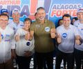 Daniel Barbosa reforça caminhada de Arthur Lira na região Agreste; adesivaço reuniu lideranças em Arapiraca