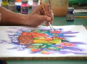 Obras de arte produzidas por reeducandas são expostas neste fim de semana